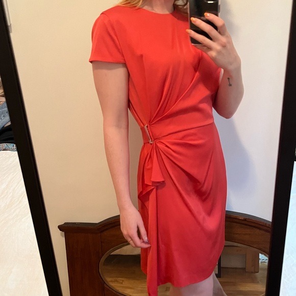 Pink Diane Von Furstenberg silk dress - Picture 1 of 7